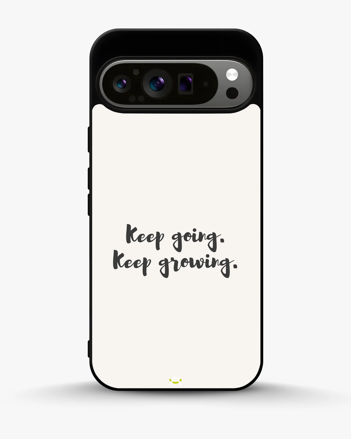 Keep Going Keep Growing Phone Case - Minimal Script Print for iPhone, Samsung, Pixel, OnePlus & Vivo