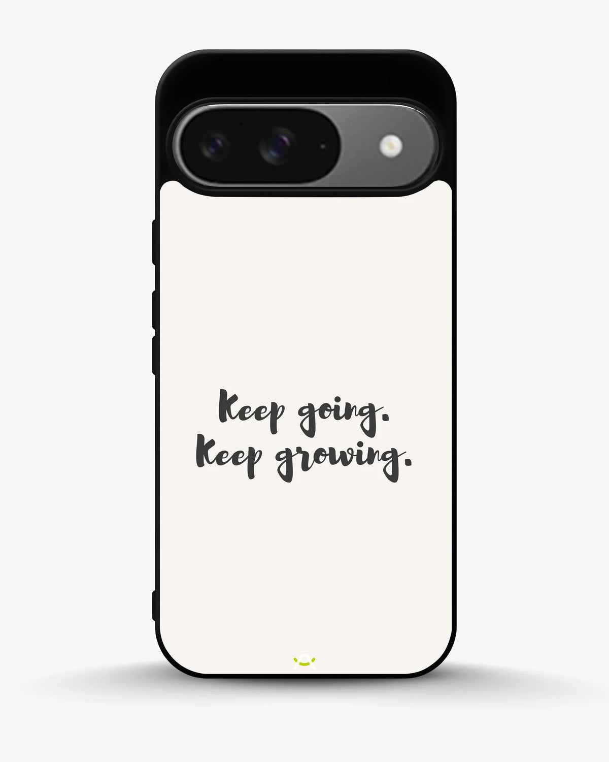 Keep Going Keep Growing Phone Case - Minimal Script Print for iPhone, Samsung, Pixel, OnePlus & Vivo