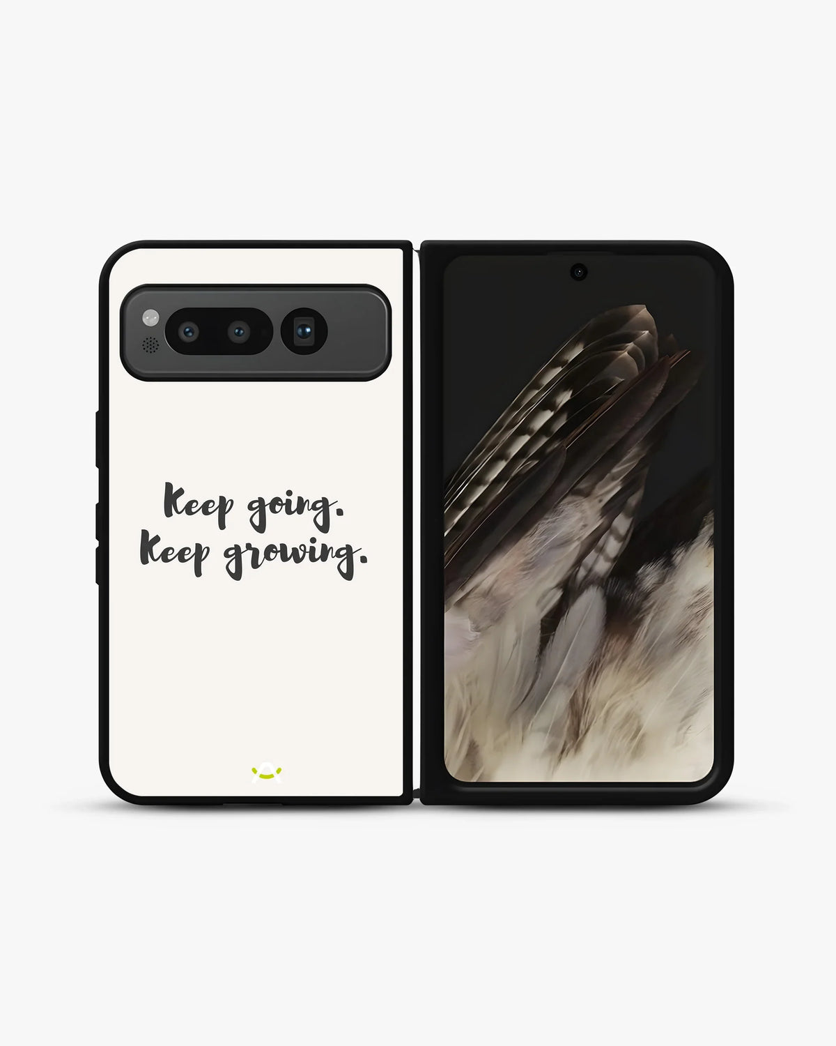 Keep Going Keep Growing Phone Case - Minimal Script Print for iPhone, Samsung, Pixel, OnePlus & Vivo