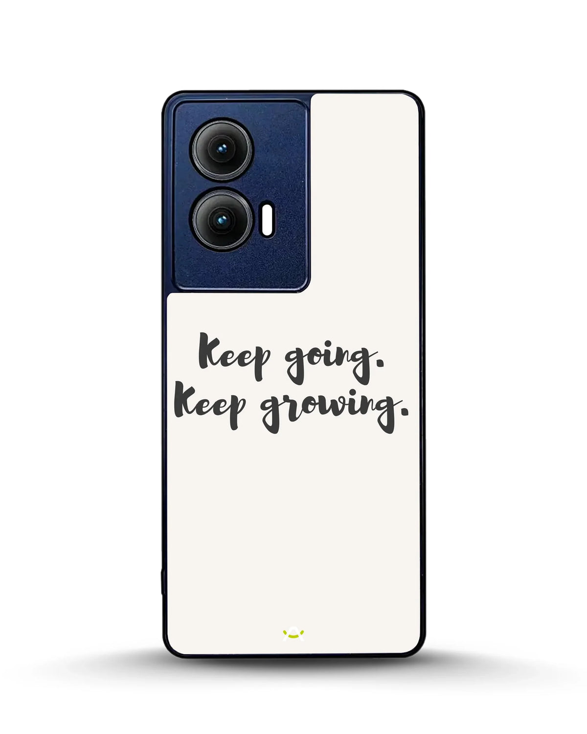 Keep Going Keep Growing Phone Case - Minimal Script Print for iPhone, Samsung, Pixel, OnePlus & Vivo