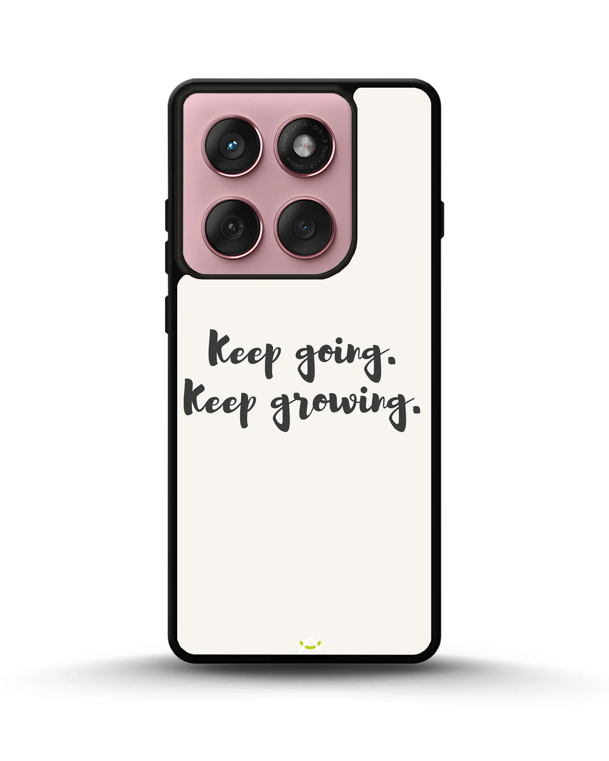 Keep Going Keep Growing Phone Case - Minimal Script Print for iPhone, Samsung, Pixel, OnePlus & Vivo