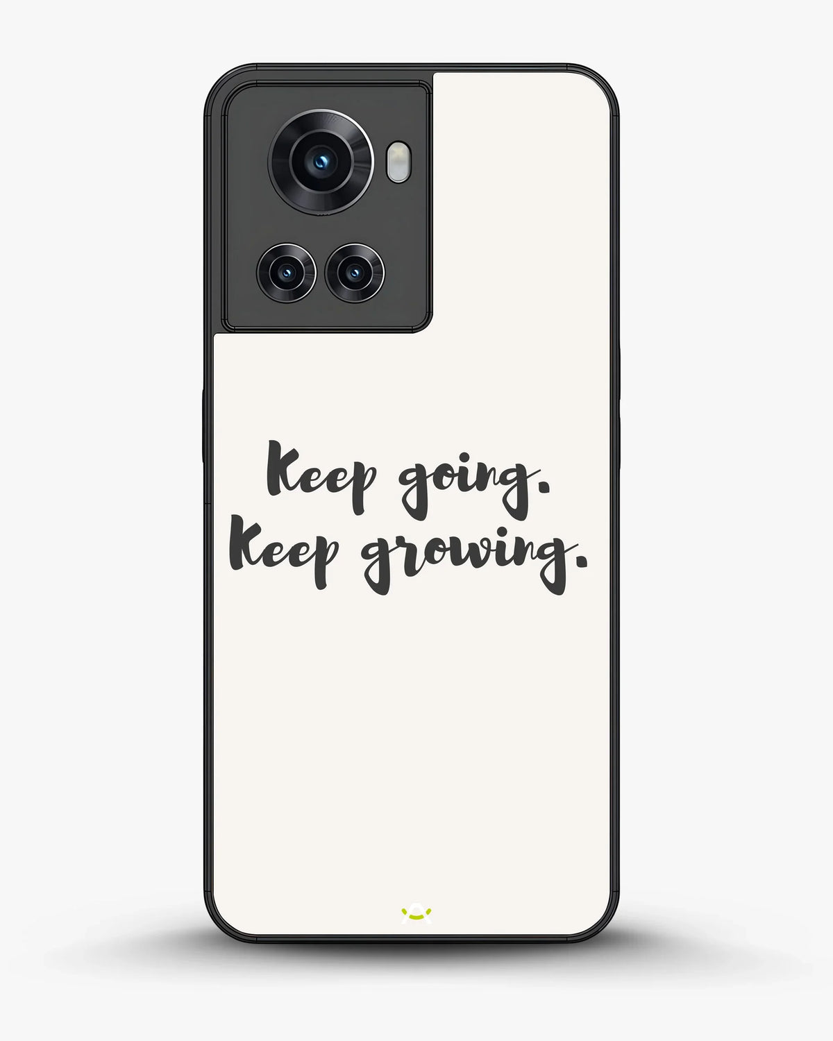 Keep Going Keep Growing Phone Case - Minimal Script Print for iPhone, Samsung, Pixel, OnePlus & Vivo