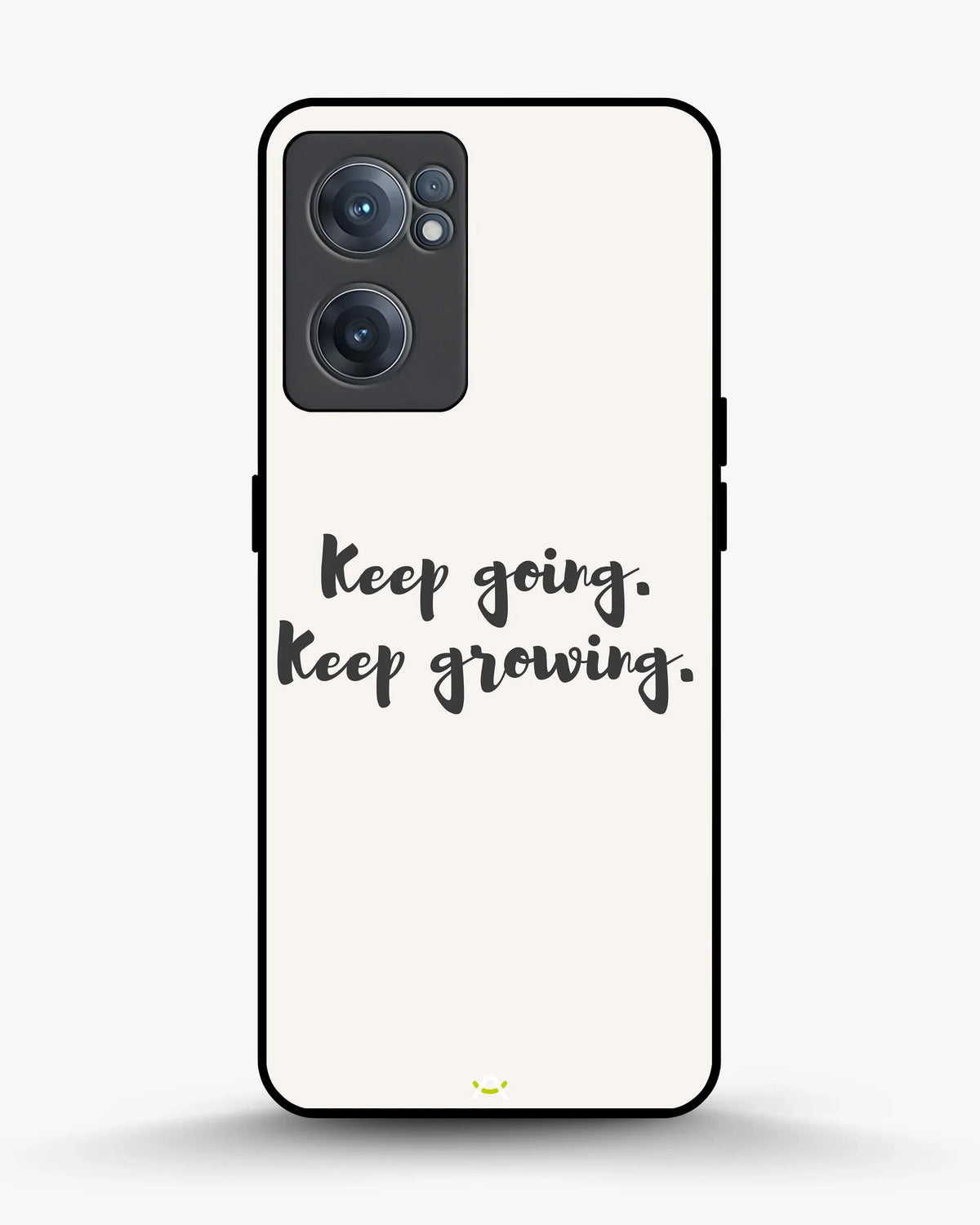Keep Going Keep Growing Phone Case - Minimal Script Print for iPhone, Samsung, Pixel, OnePlus & Vivo