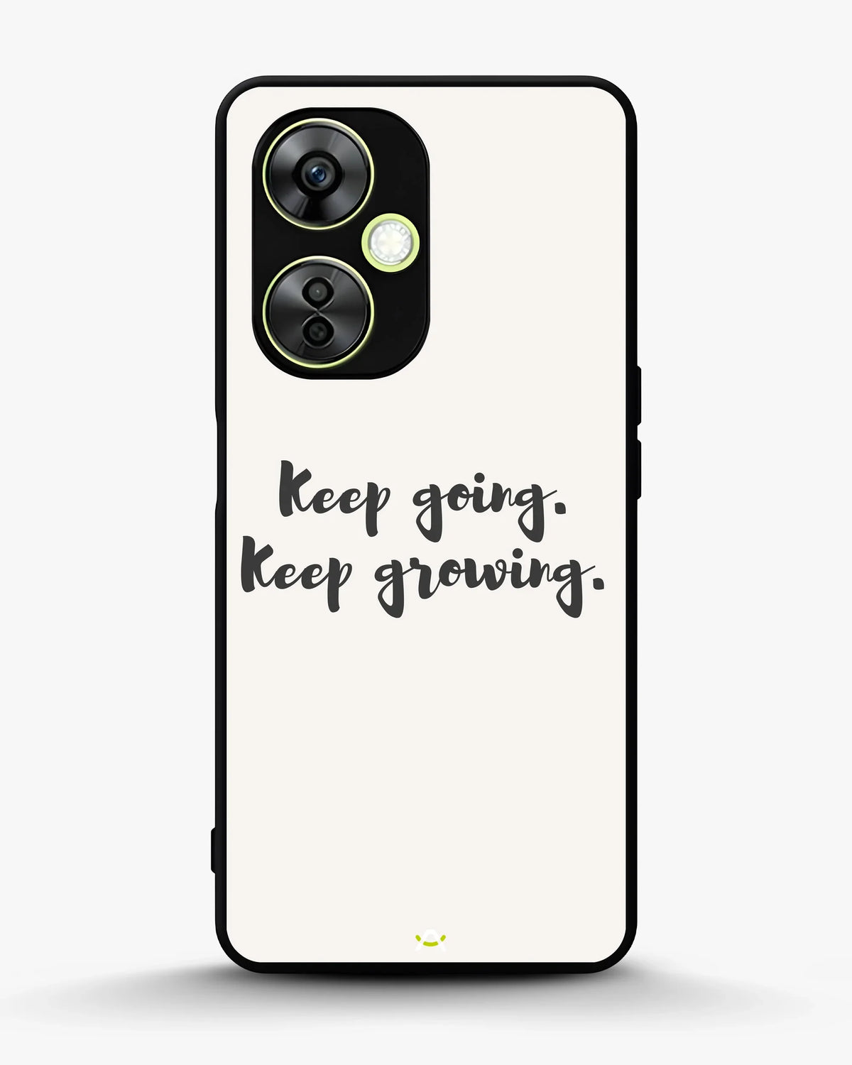 Keep Going Keep Growing Phone Case - Minimal Script Print for iPhone, Samsung, Pixel, OnePlus & Vivo
