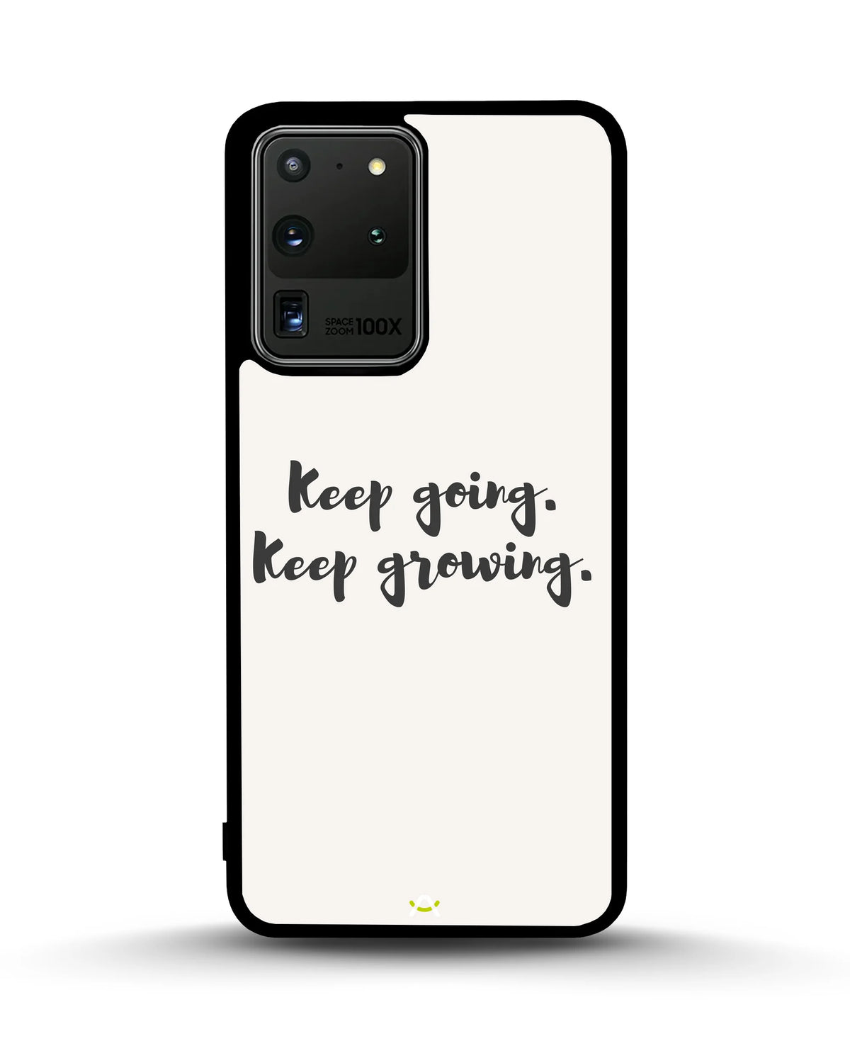 Keep Going Keep Growing Phone Case - Minimal Script Print for iPhone, Samsung, Pixel, OnePlus & Vivo