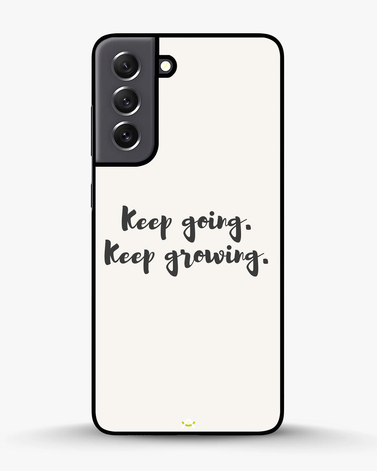 Keep Going Keep Growing Phone Case - Minimal Script Print for iPhone, Samsung, Pixel, OnePlus & Vivo