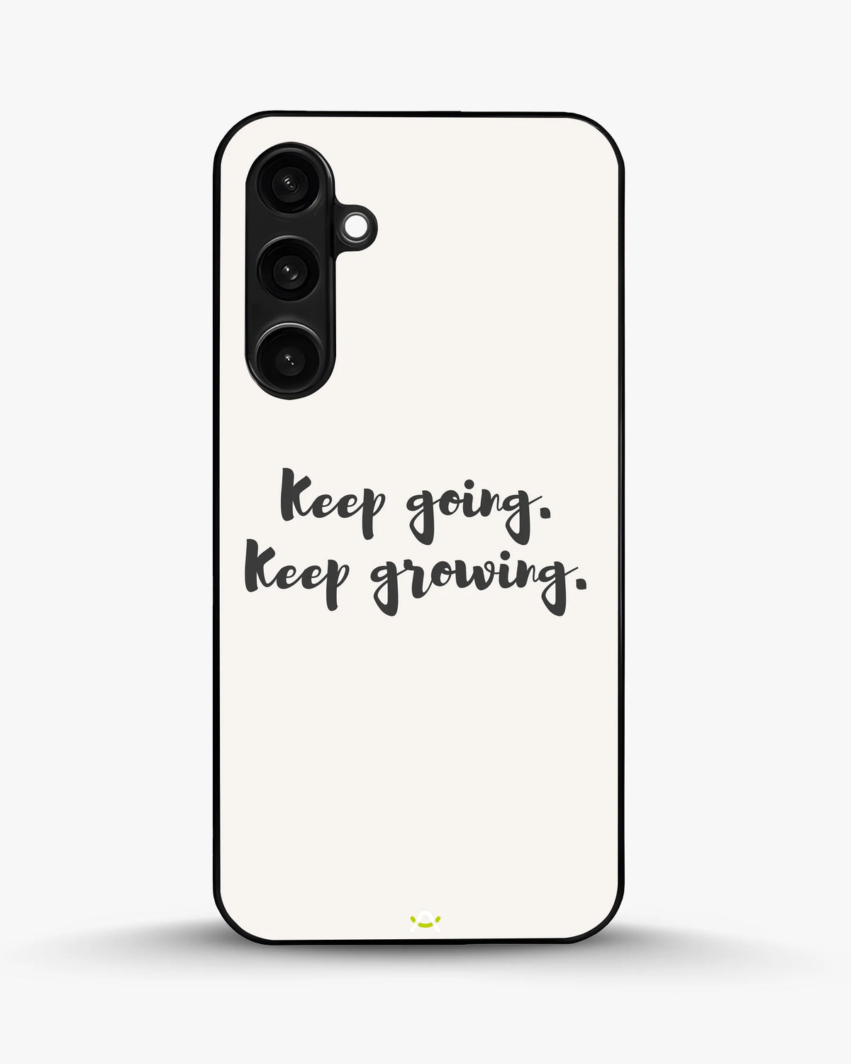 Keep Going Keep Growing Phone Case - Minimal Script Print for iPhone, Samsung, Pixel, OnePlus & Vivo