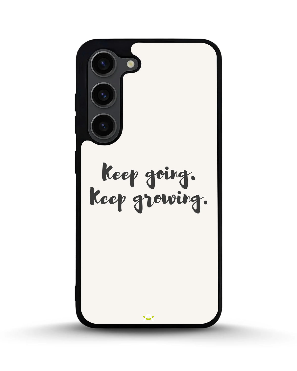 Keep Going Keep Growing Phone Case - Minimal Script Print for iPhone, Samsung, Pixel, OnePlus & Vivo