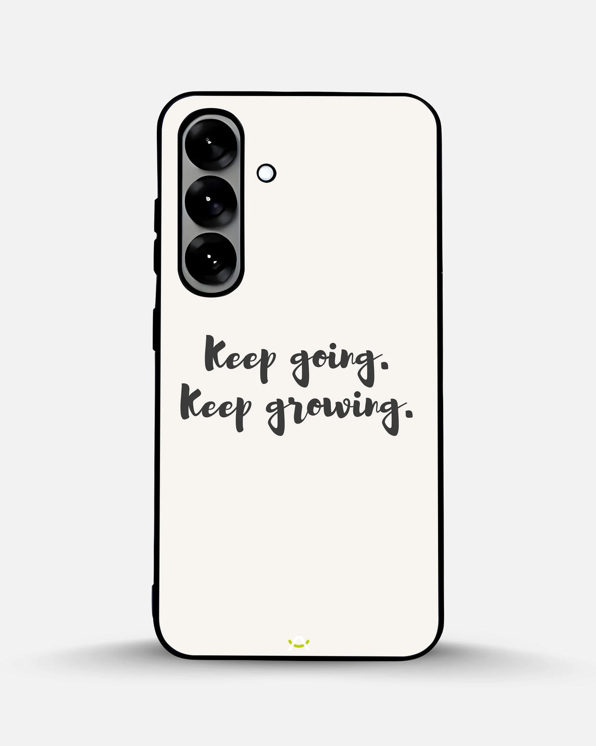 Keep Going Keep Growing Phone Case - Minimal Script Print for iPhone, Samsung, Pixel, OnePlus & Vivo