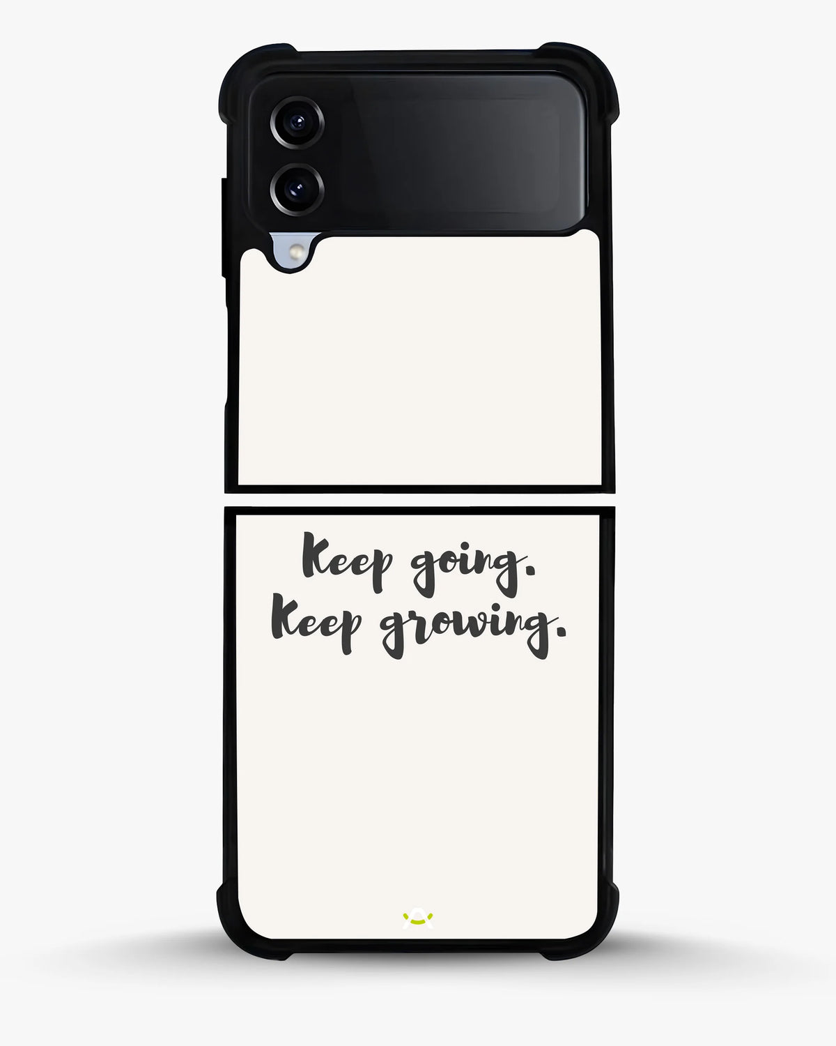 Keep Going Keep Growing Phone Case - Minimal Script Print for iPhone, Samsung, Pixel, OnePlus & Vivo