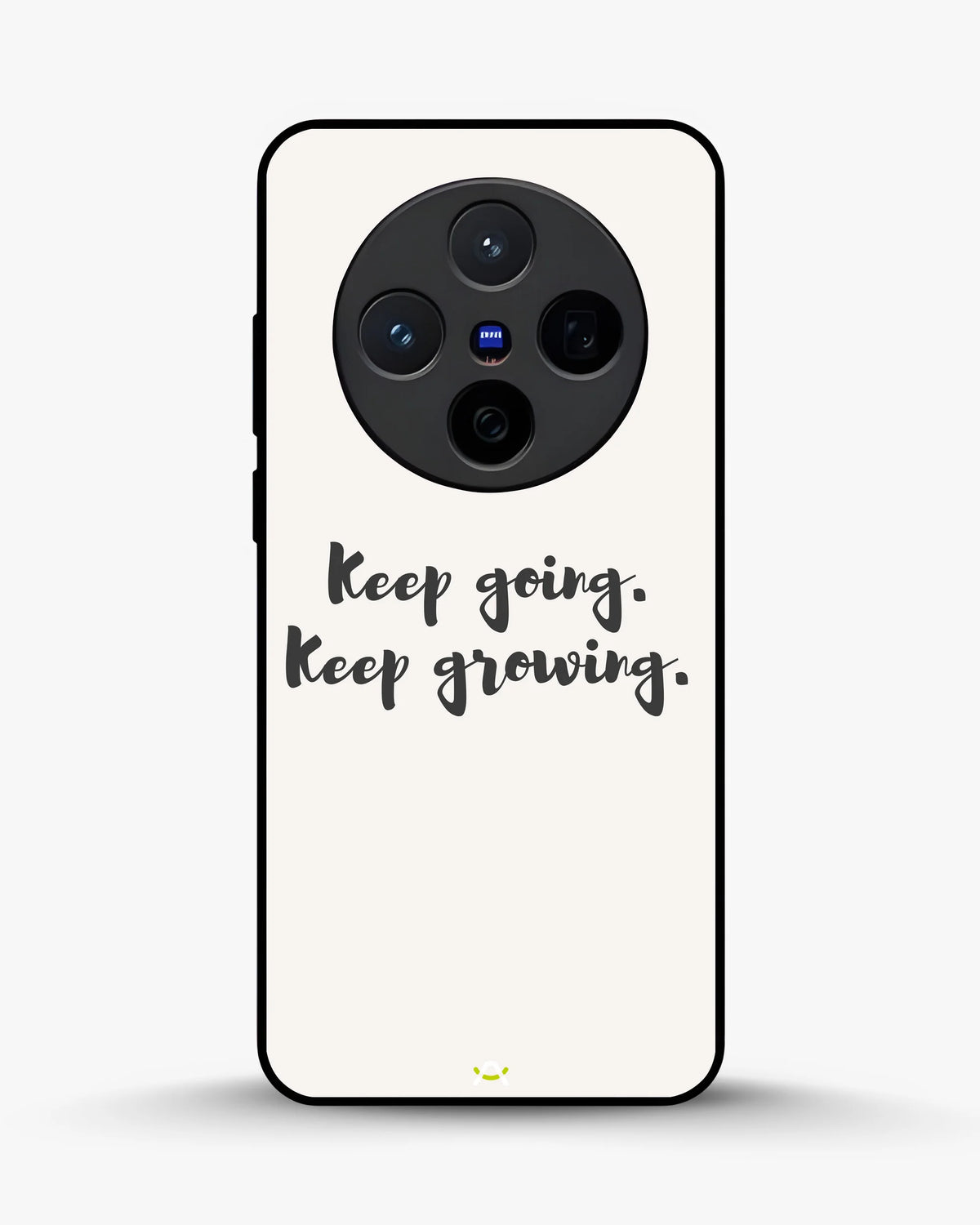 Keep Going Keep Growing Phone Case - Minimal Script Print for iPhone, Samsung, Pixel, OnePlus & Vivo