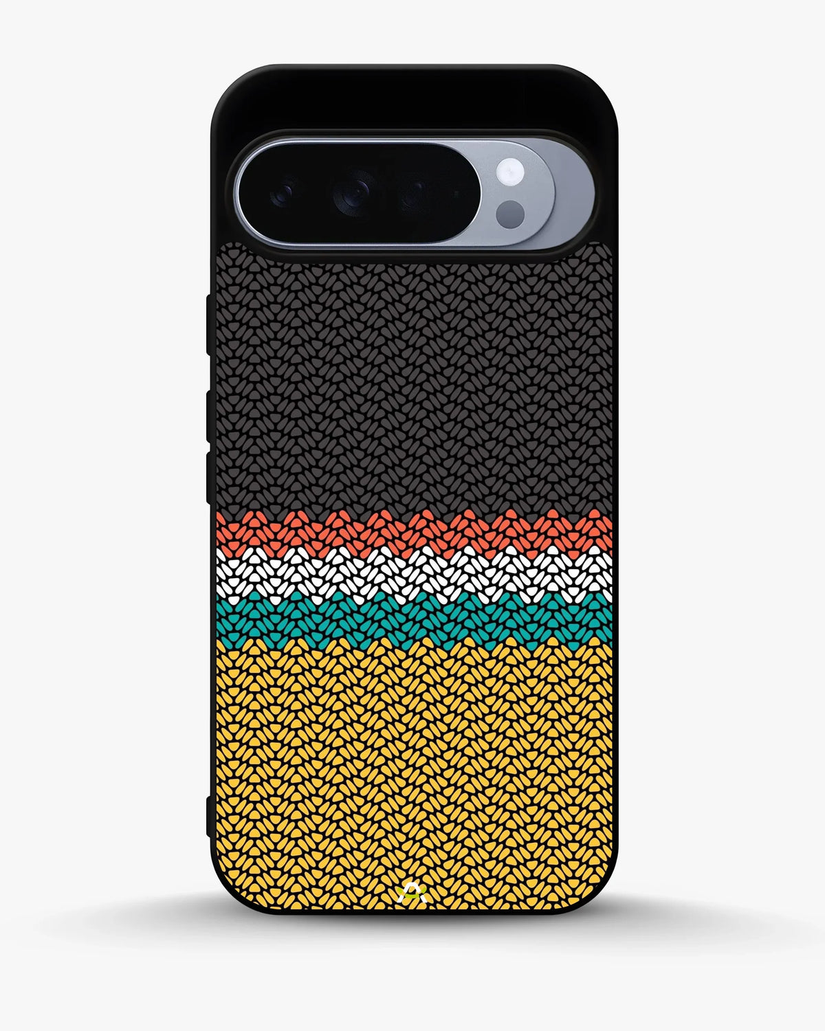 Striped Knit Pattern Phone Case - Multicolor Textile Print for iPhone, Samsung, Pixel, OnePlus & Vivo