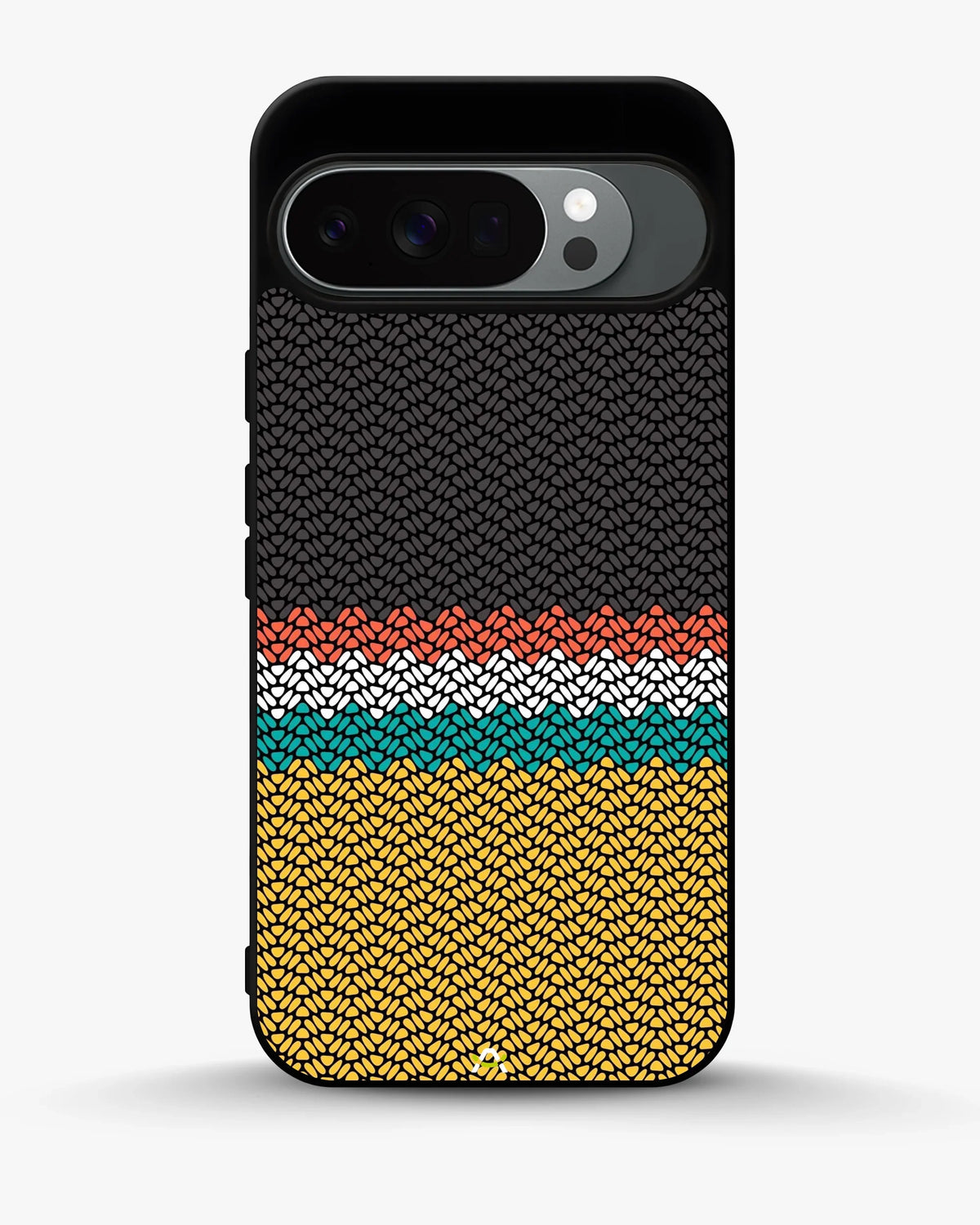 Striped Knit Pattern Phone Case - Multicolor Textile Print for iPhone, Samsung, Pixel, OnePlus & Vivo