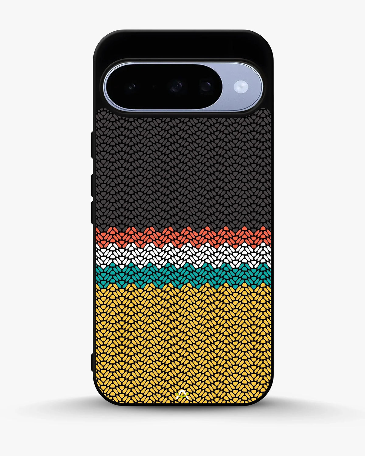 Striped Knit Pattern Phone Case - Multicolor Textile Print for iPhone, Samsung, Pixel, OnePlus & Vivo