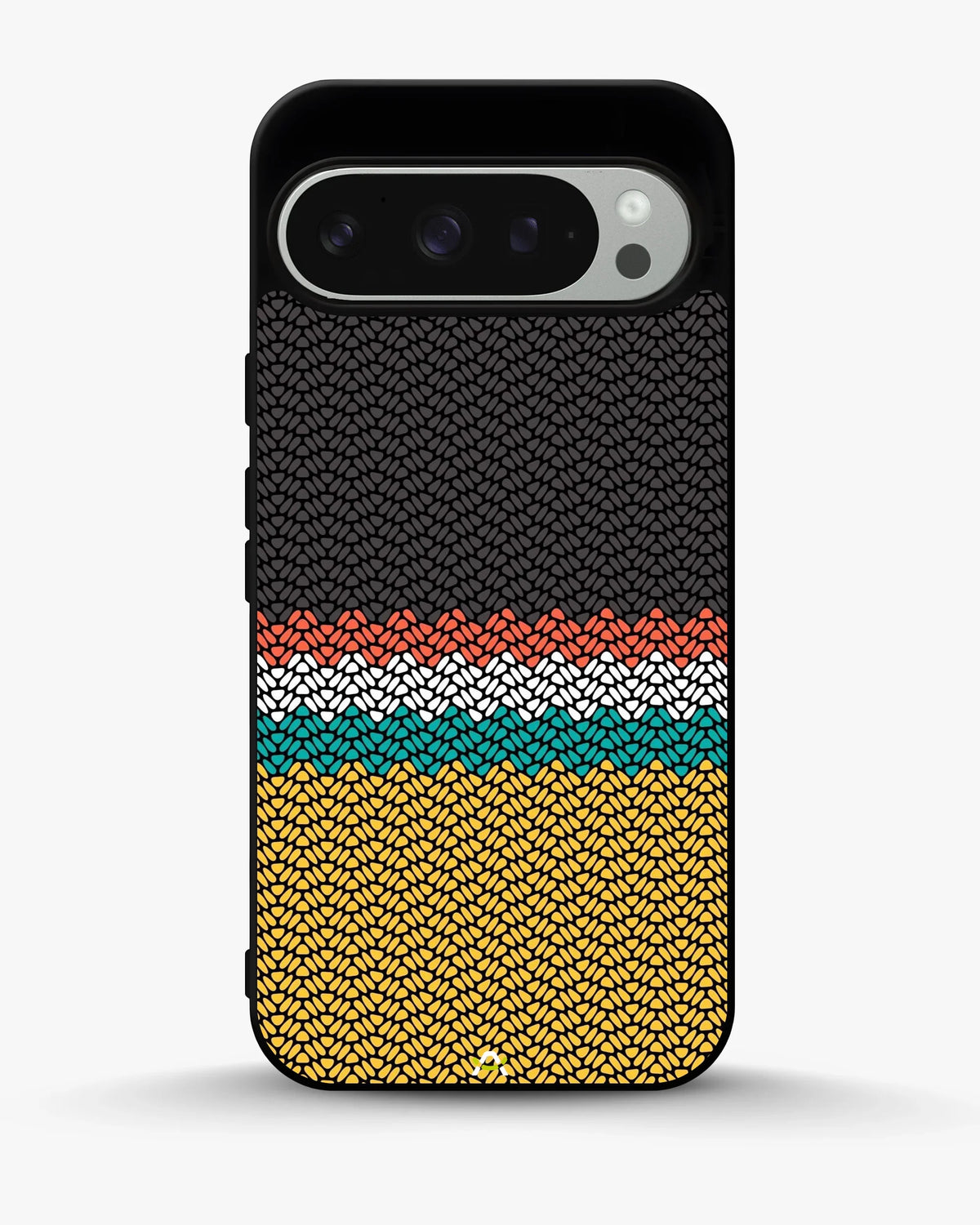Striped Knit Pattern Phone Case - Multicolor Textile Print for iPhone, Samsung, Pixel, OnePlus & Vivo