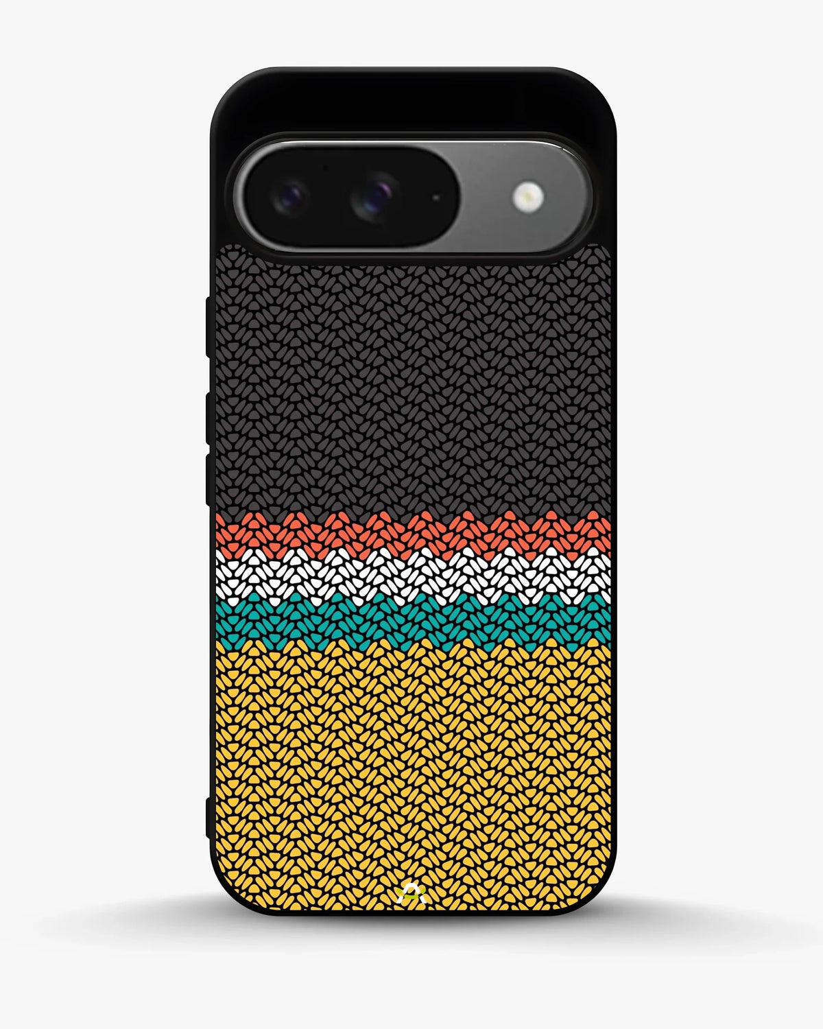 Striped Knit Pattern Phone Case - Multicolor Textile Print for iPhone, Samsung, Pixel, OnePlus & Vivo