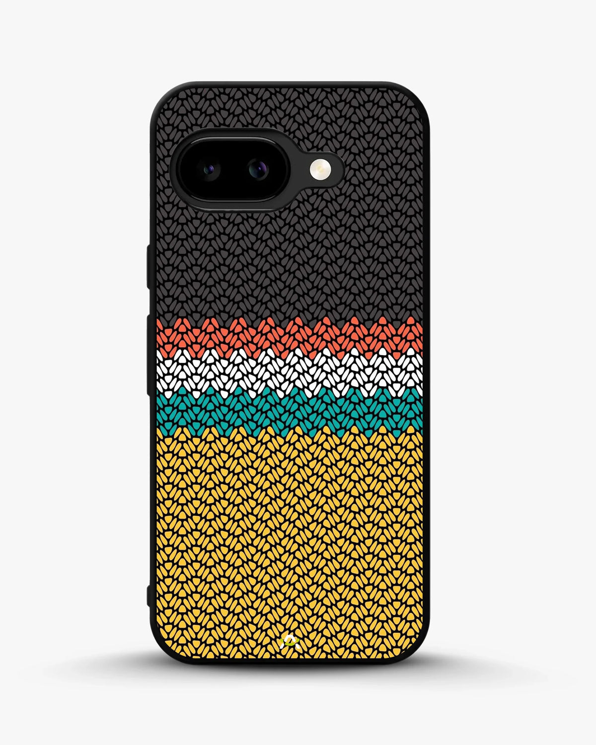 Striped Knit Pattern Phone Case - Multicolor Textile Print for iPhone, Samsung, Pixel, OnePlus & Vivo