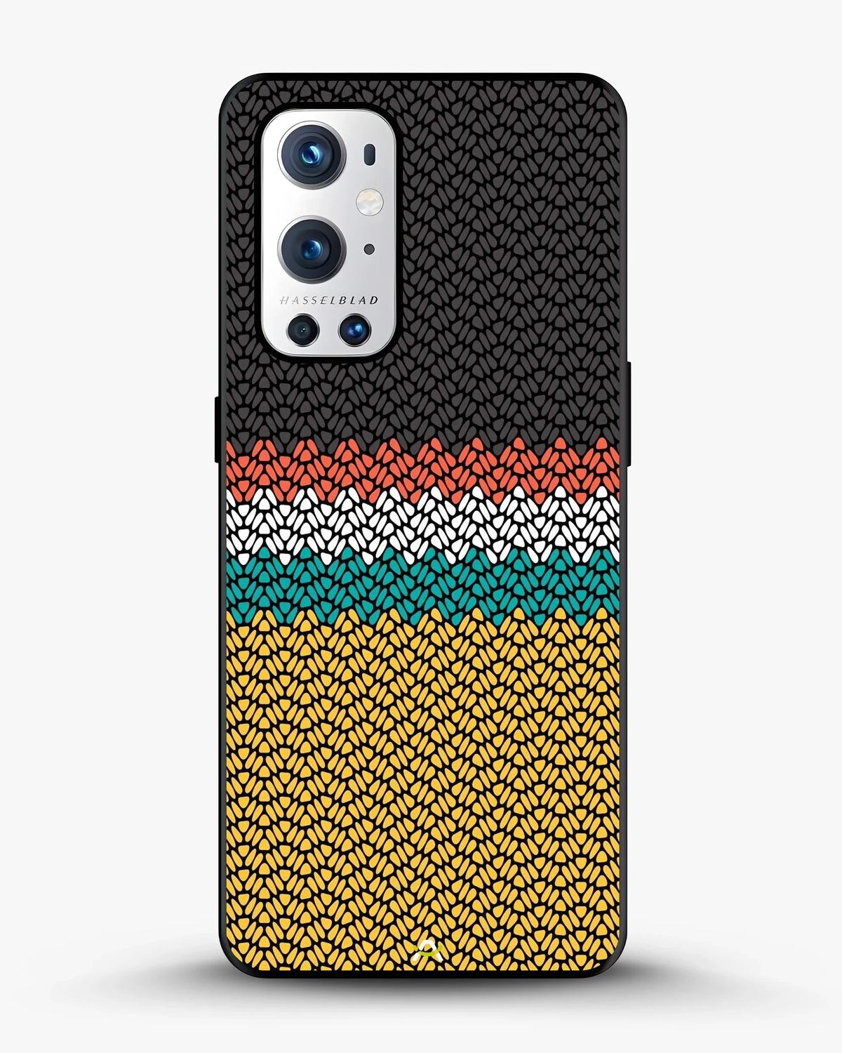 Striped Knit Pattern Phone Case - Multicolor Textile Print for iPhone, Samsung, Pixel, OnePlus & Vivo