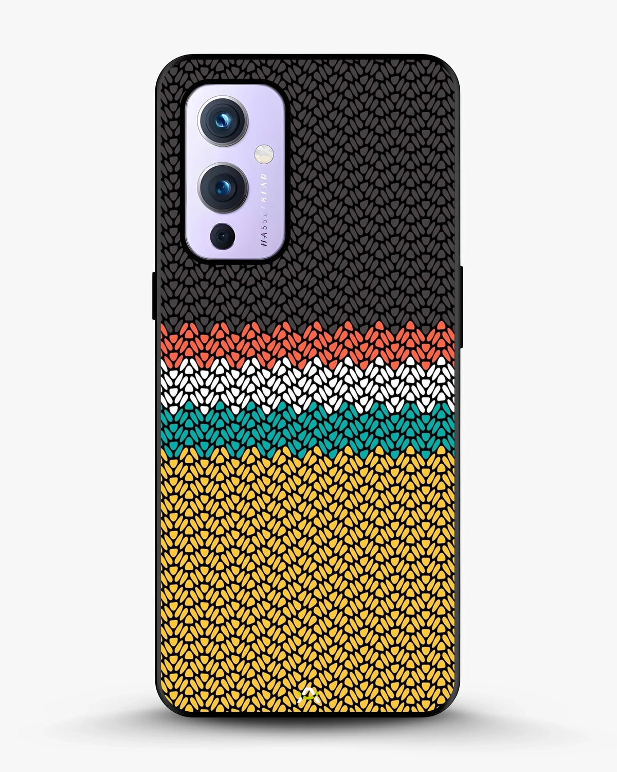 Striped Knit Pattern Phone Case - Multicolor Textile Print for iPhone, Samsung, Pixel, OnePlus & Vivo
