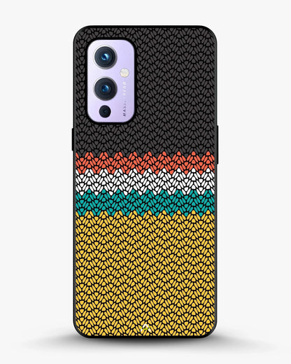 Striped Knit Pattern Phone Case - Multicolor Textile Print for iPhone, Samsung, Pixel, OnePlus & Vivo