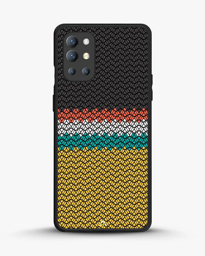 Striped Knit Pattern Phone Case - Multicolor Textile Print for iPhone, Samsung, Pixel, OnePlus & Vivo