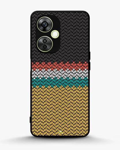Striped Knit Pattern Phone Case - Multicolor Textile Print for iPhone, Samsung, Pixel, OnePlus & Vivo