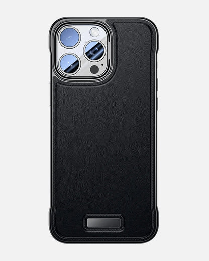 Luxurious Frameless Leather Case with Heat Dissipation – Thin Design for iPhone 16 & 15 Series
