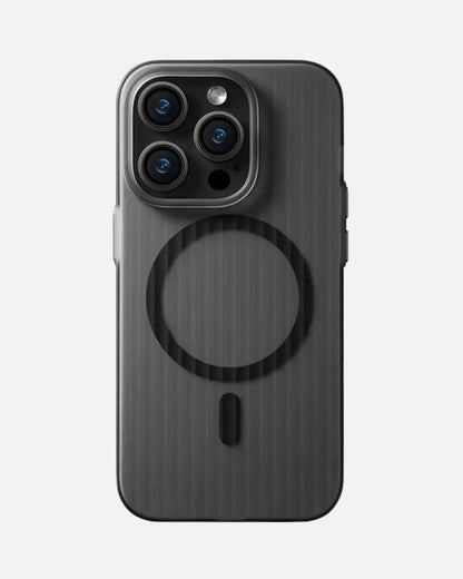 Corrugated Hybrid MagSafe Case for iPhone - Black