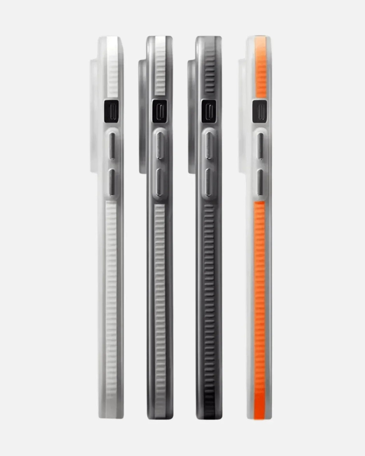Corrugated Hybrid MagSafe Case Cover for iPhone - Orange