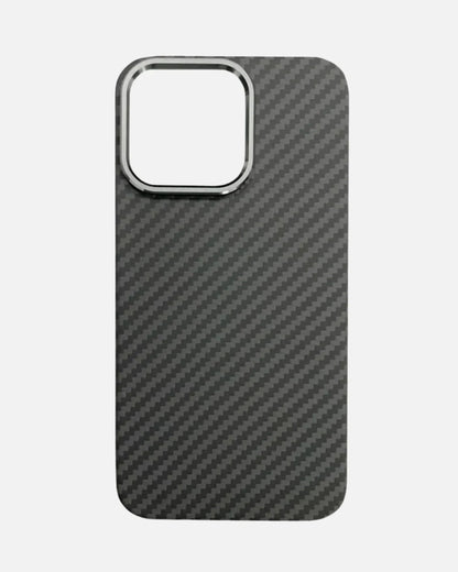 MagSafe Compatible Ultra-Thin Aramid Fiber iPhone Case with Metal Camera Frame for iPhone