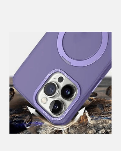 MagSafe Wireless Charging Case with Ring Stand – iPhone 16 Pro Max – Purple – Carbon Series