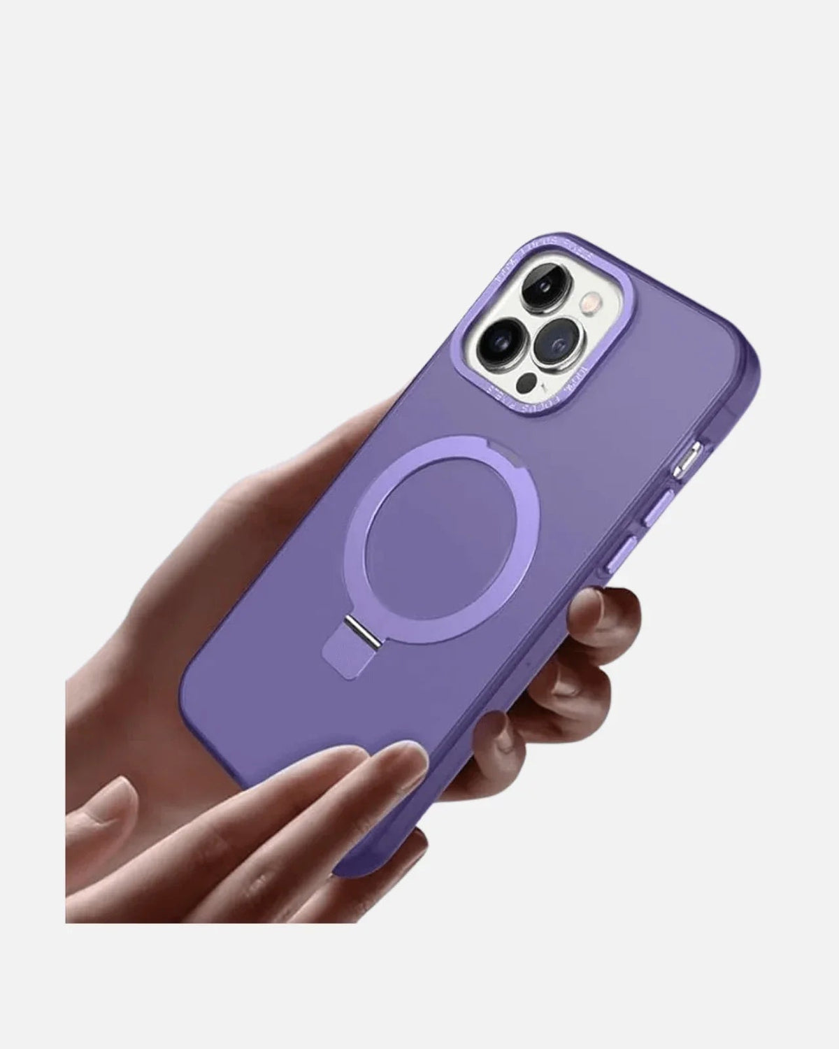 MagSafe Wireless Charging Case with Ring Stand – iPhone 16 Pro Max – Purple – Carbon Series