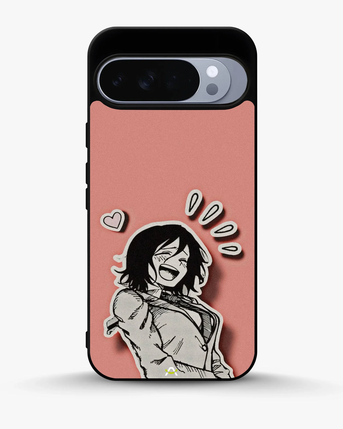 Manga Girl Rose Heart Phone Case - Aesthetic Art Print for iPhone, Samsung, Pixel, OnePlus & Vivo
