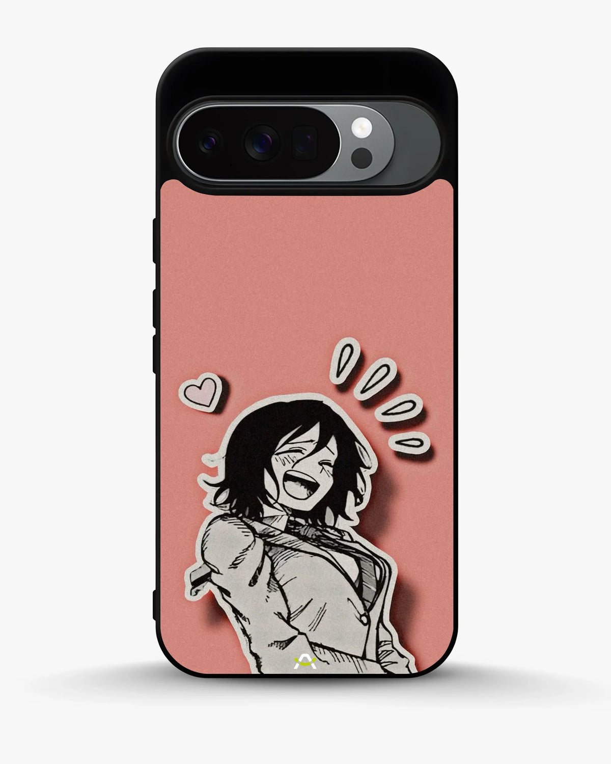 Manga Girl Rose Heart Phone Case - Aesthetic Art Print for iPhone, Samsung, Pixel, OnePlus & Vivo