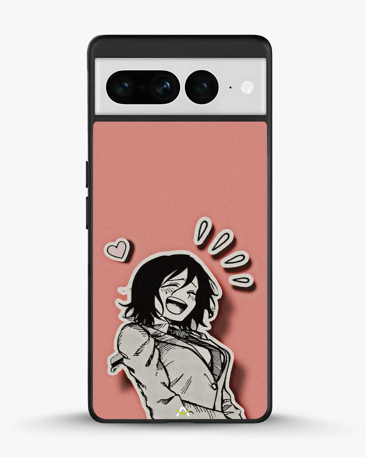 Manga Girl Rose Heart Phone Case - Aesthetic Art Print for iPhone, Samsung, Pixel, OnePlus & Vivo