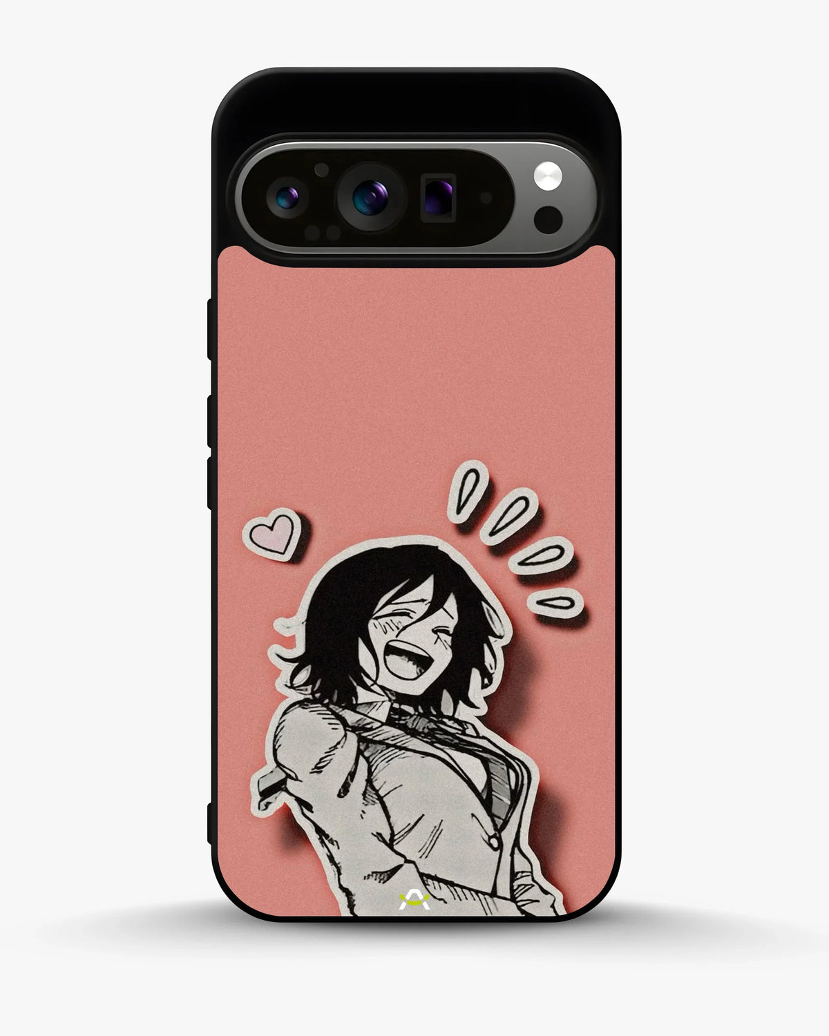 Manga Girl Rose Heart Phone Case - Aesthetic Art Print for iPhone, Samsung, Pixel, OnePlus & Vivo