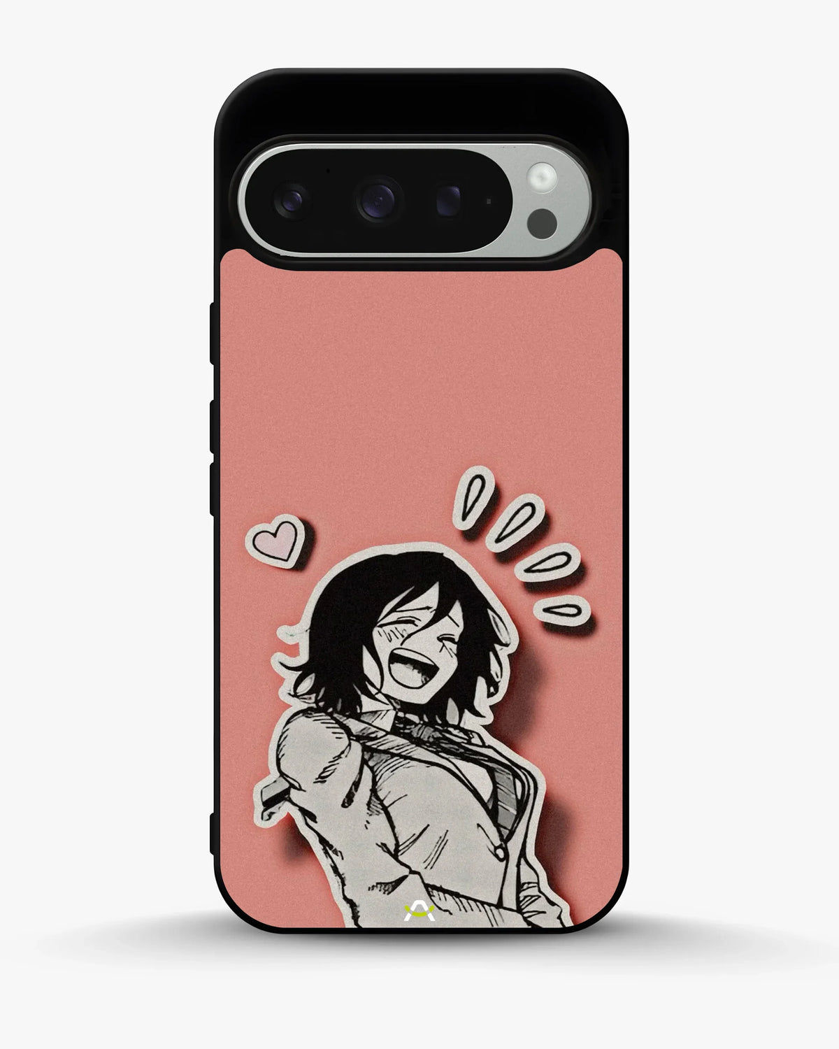 Manga Girl Rose Heart Phone Case - Aesthetic Art Print for iPhone, Samsung, Pixel, OnePlus & Vivo