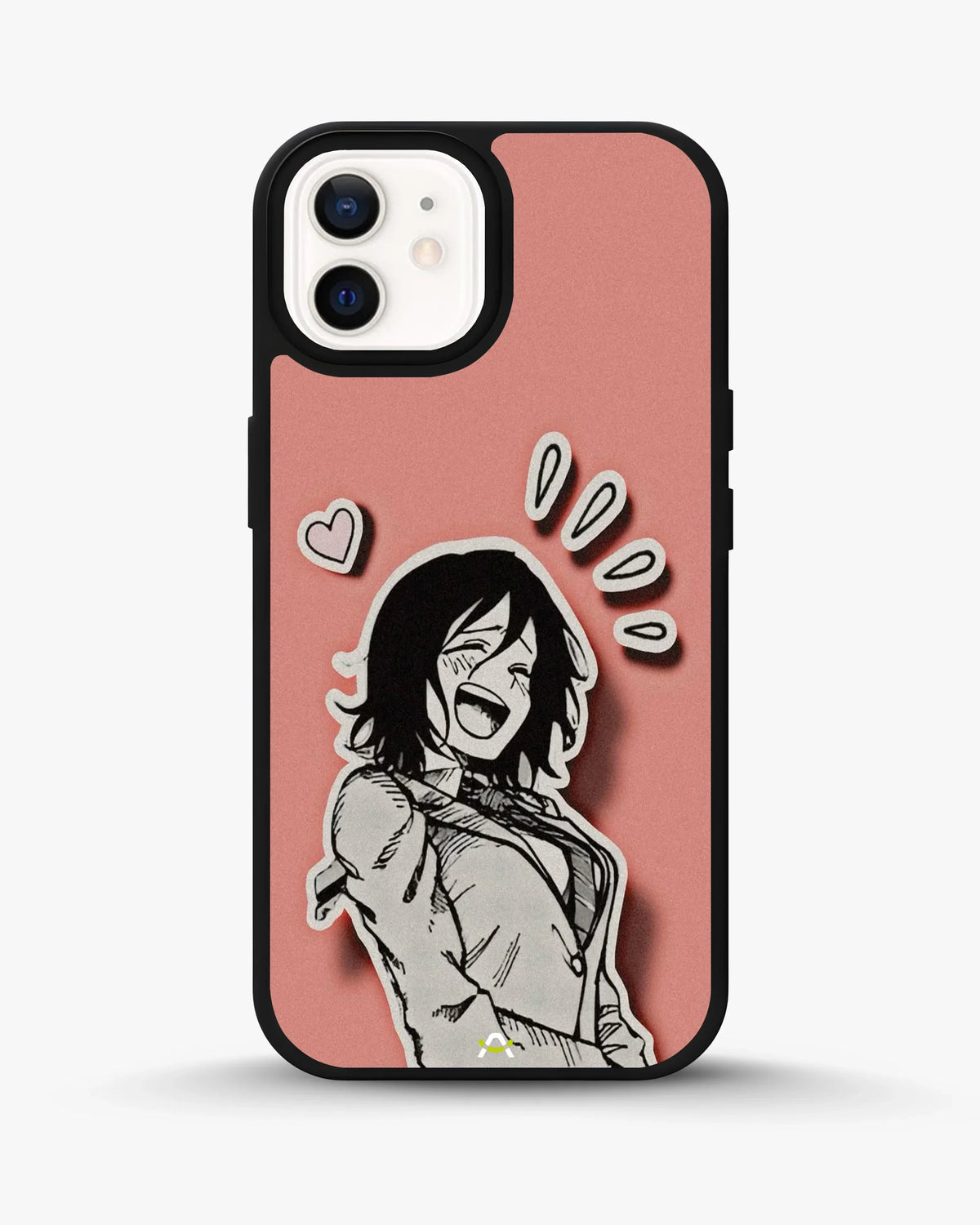 Manga Girl Rose Heart Phone Case - Aesthetic Art Print for iPhone, Samsung, Pixel, OnePlus & Vivo