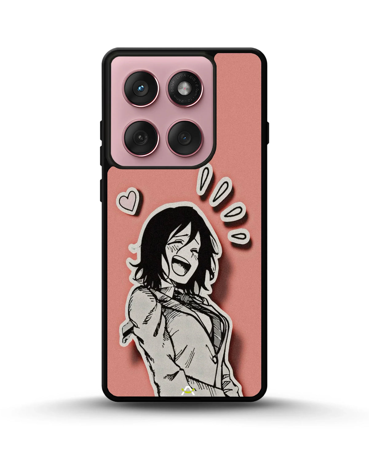Manga Girl Rose Heart Phone Case - Aesthetic Art Print for iPhone, Samsung, Pixel, OnePlus & Vivo