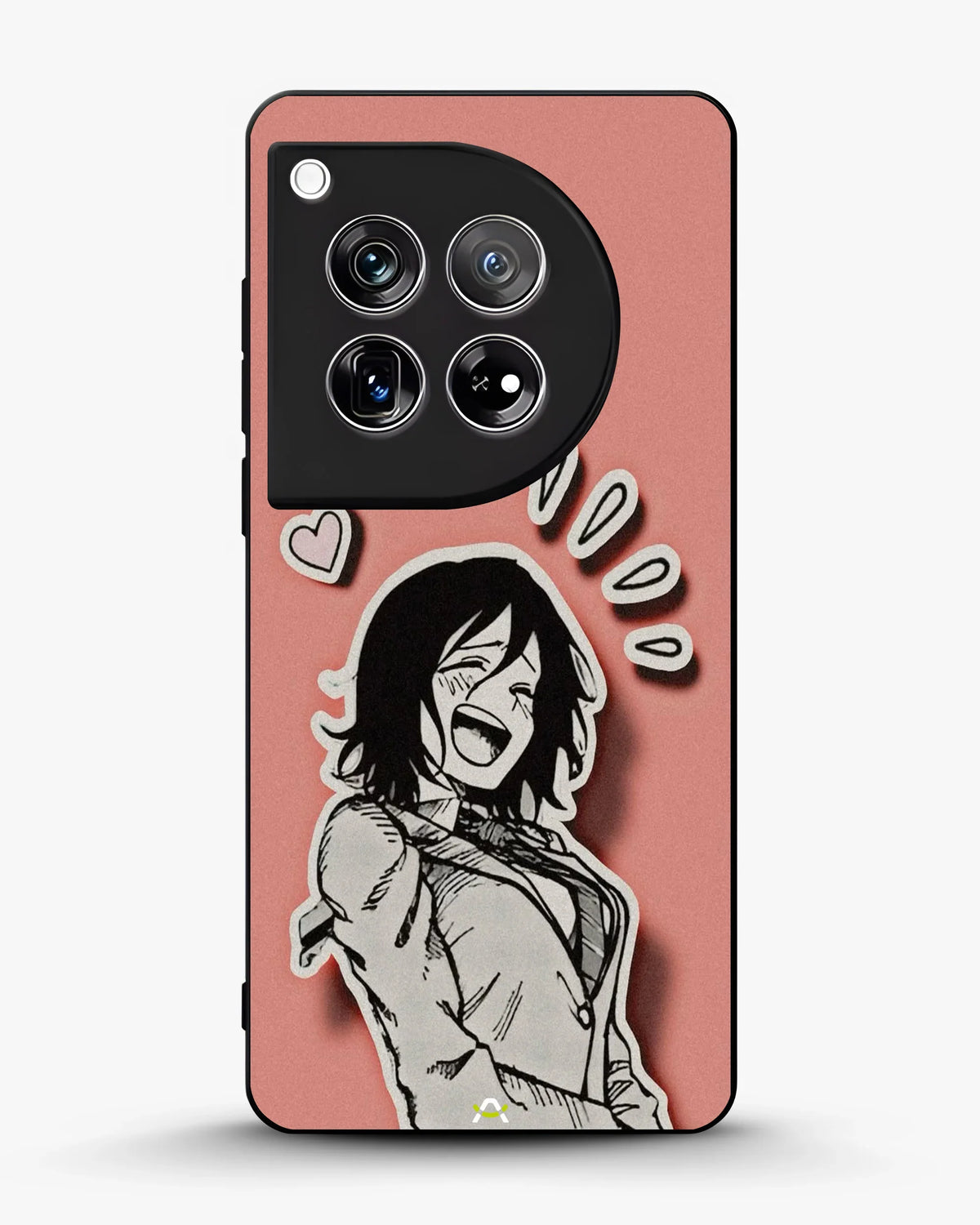 Manga Girl Rose Heart Phone Case - Aesthetic Art Print for iPhone, Samsung, Pixel, OnePlus & Vivo