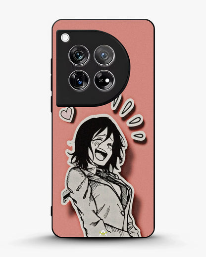 Manga Girl Rose Heart Phone Case - Aesthetic Art Print for iPhone, Samsung, Pixel, OnePlus & Vivo
