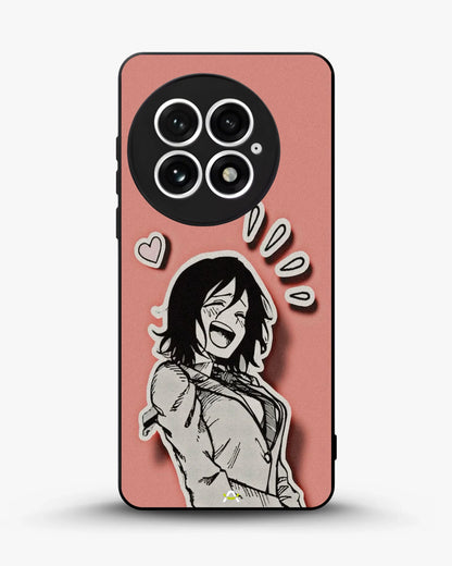 Manga Girl Rose Heart Phone Case - Aesthetic Art Print for iPhone, Samsung, Pixel, OnePlus & Vivo