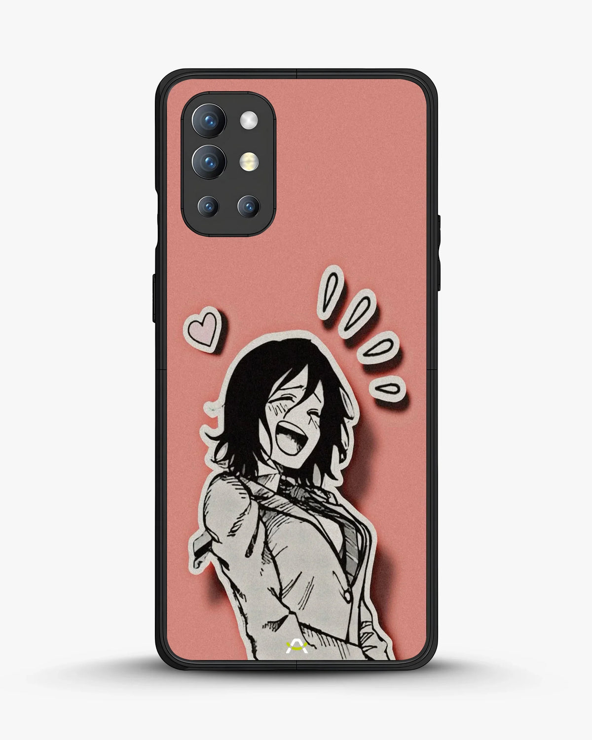 Manga Girl Rose Heart Phone Case - Aesthetic Art Print for iPhone, Samsung, Pixel, OnePlus & Vivo