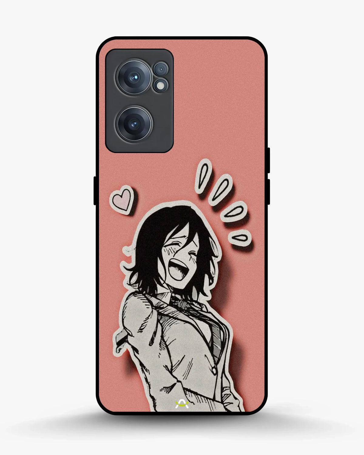 Manga Girl Rose Heart Phone Case - Aesthetic Art Print for iPhone, Samsung, Pixel, OnePlus & Vivo