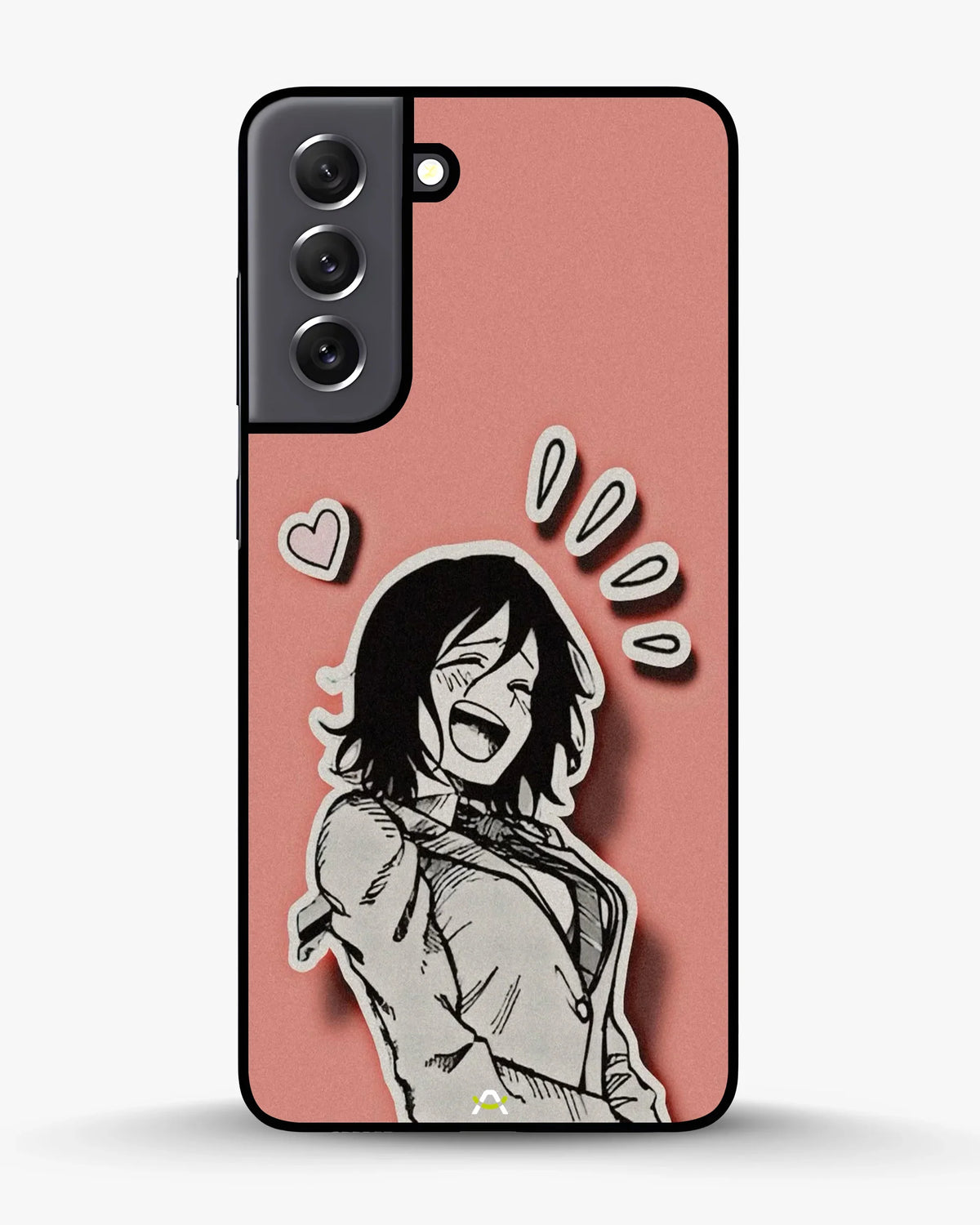 Manga Girl Rose Heart Phone Case - Aesthetic Art Print for iPhone, Samsung, Pixel, OnePlus & Vivo