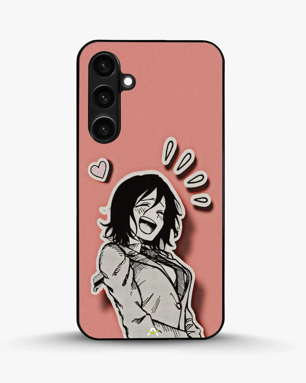 Manga Girl Rose Heart Phone Case - Aesthetic Art Print for iPhone, Samsung, Pixel, OnePlus & Vivo