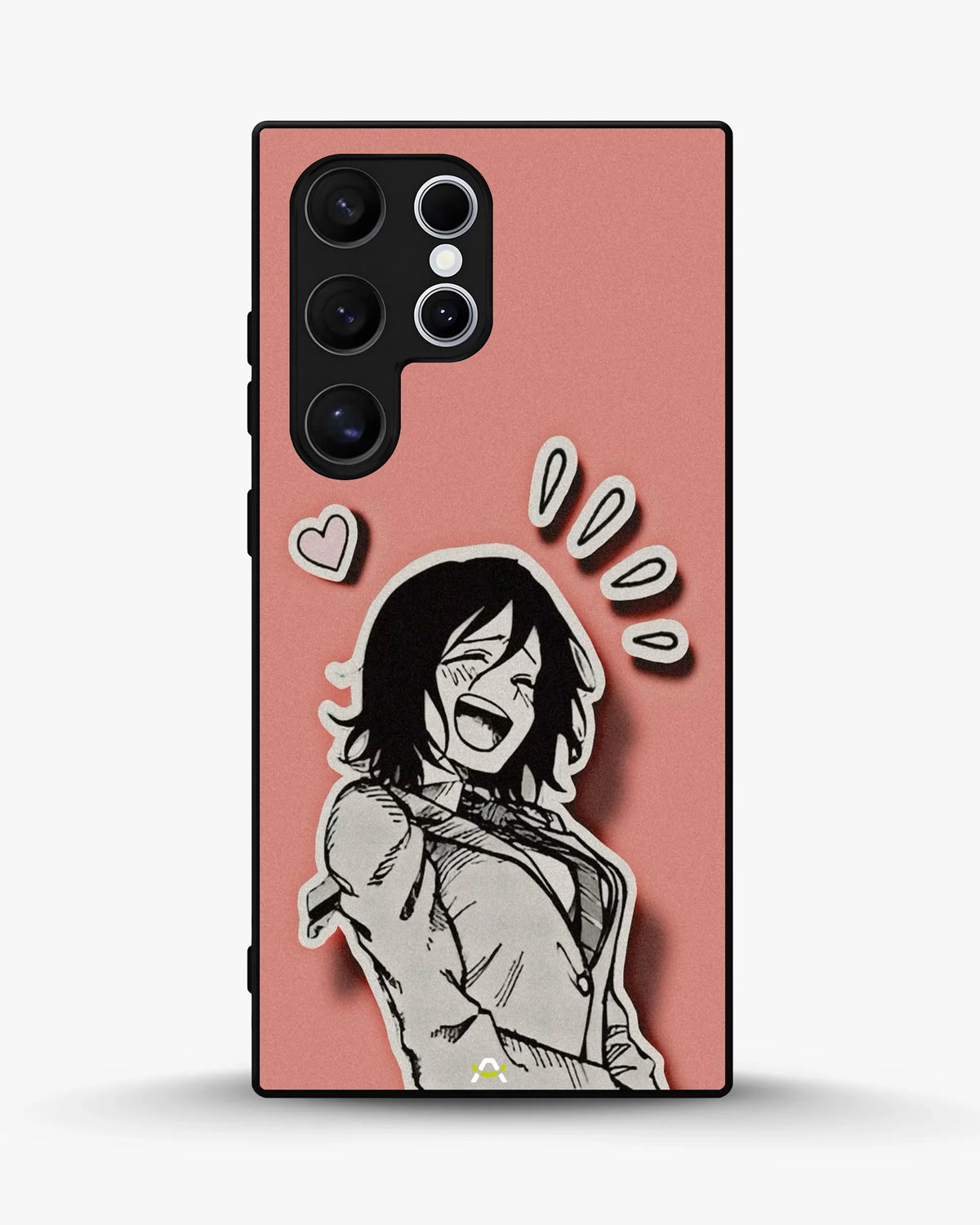 Manga Girl Rose Heart Phone Case - Aesthetic Art Print for iPhone, Samsung, Pixel, OnePlus & Vivo