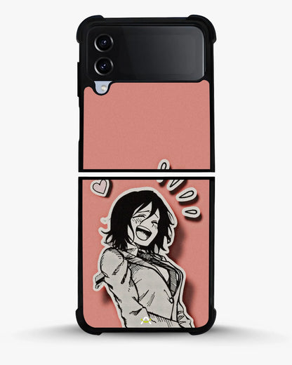Manga Girl Rose Heart Phone Case - Aesthetic Art Print for iPhone, Samsung, Pixel, OnePlus & Vivo