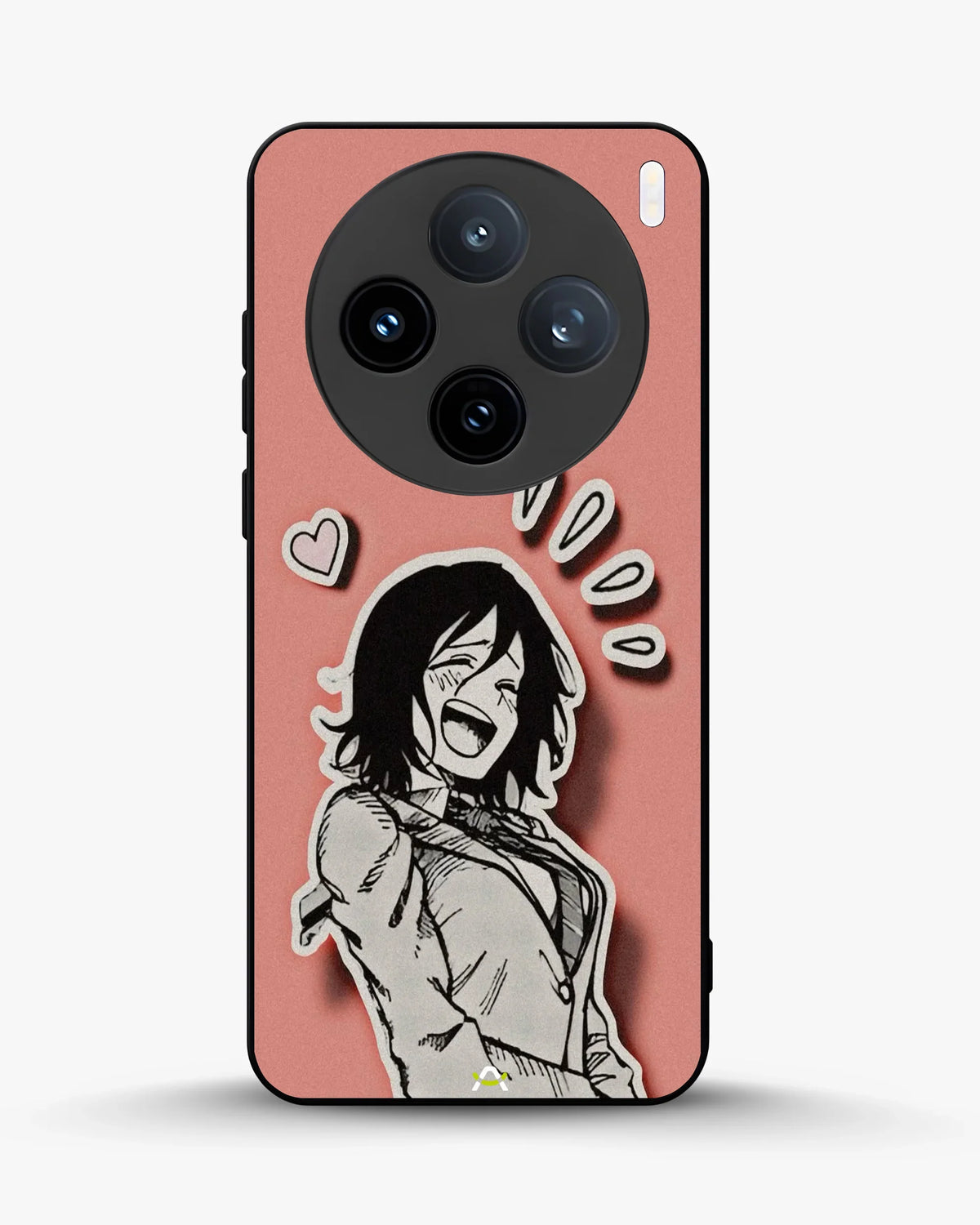 Manga Girl Rose Heart Phone Case - Aesthetic Art Print for iPhone, Samsung, Pixel, OnePlus & Vivo