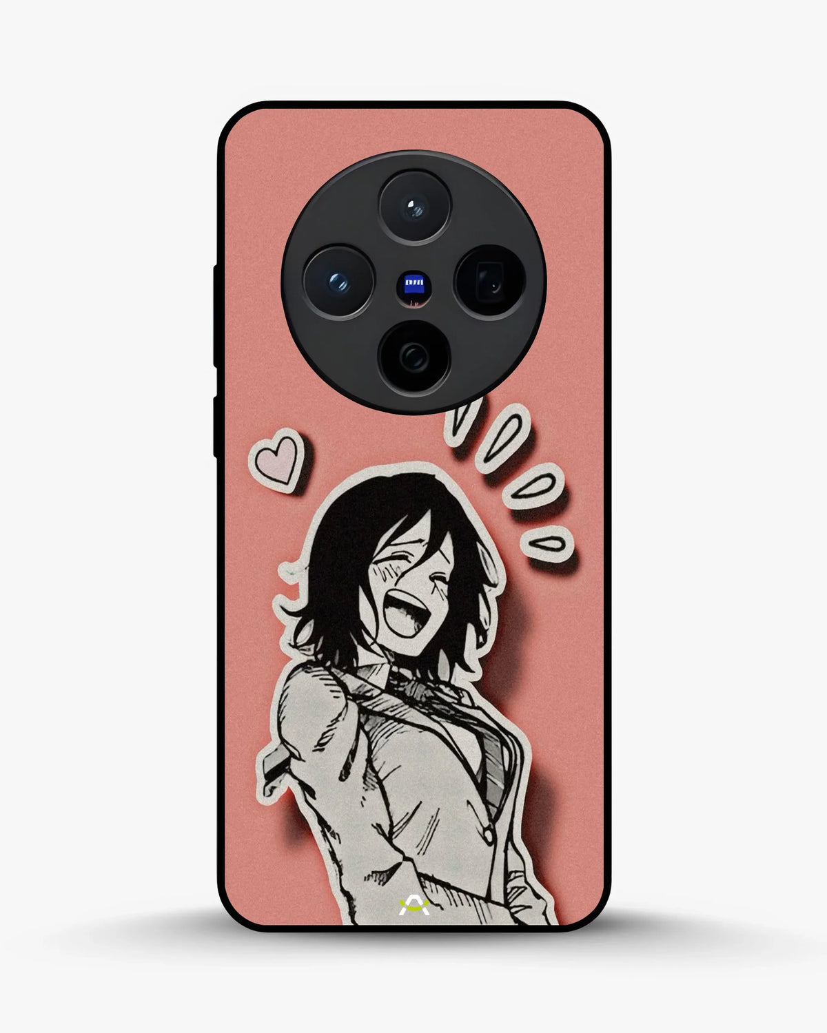 Manga Girl Rose Heart Phone Case - Aesthetic Art Print for iPhone, Samsung, Pixel, OnePlus & Vivo